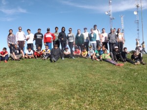 Participantes do 3º passeio ao Pico do Agudo da Apafec