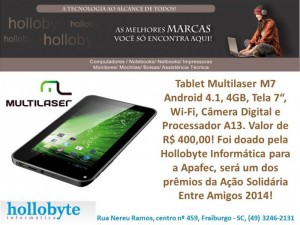 Doação Hollobyte - Tablet