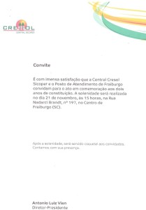 Convite Cresol