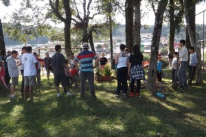 Plantio de mudas nativas no Capão das Araucárias