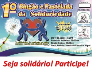 Cartaz Digital 2 - 1º Bingão e Pastela da Solidariedade