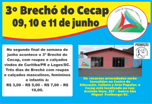 3º Brechó do Cecap