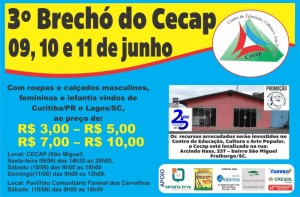 3º Brechó do Cecap arte final