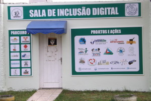 Fachada da Sala de Inclusão Digital da Apafec1