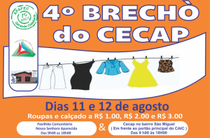 4º Brecho do Cecap