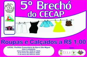 5º Brechó do Cecap